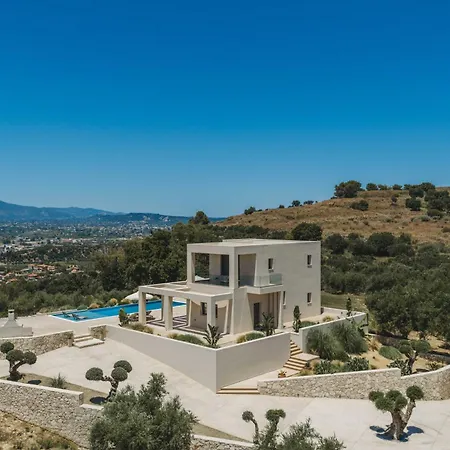 Villa Euphoria Hill Luxury 3br With Private Pool & Sea View, By Tk Premium Argassi
